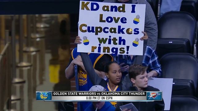 GameTime previews the marquee matchup between the Warriors and Thunder as Kevin Durant makes his fi смотреть онлайн