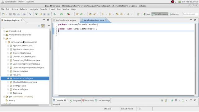 SERIES 14 - 1; How to Create your own Android Launcher | Setting up saving смотреть онлайн