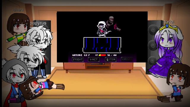 Undertale + Dusttale Reaccionan A Dust Sans Last Genocide