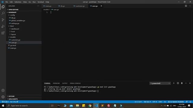 Golang Web Application Project Structure - Golang Web Development смотреть онлайн