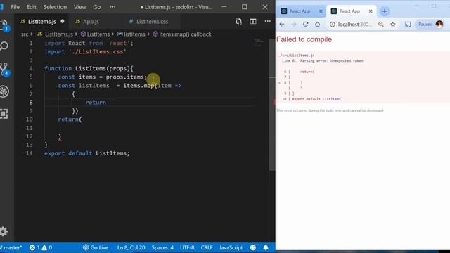 To Do App in React (Adding, Editing and Deleting items) | Deploy in Github for freeTutorial смотреть онлайн