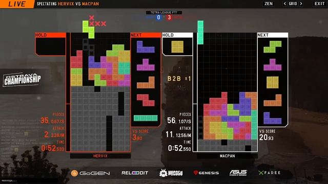 TETR.IO Ovachamp Arash Cup - Divize II | 1. kolo WB | HERVIX vs MacPan #ovachamp смотреть онлайн