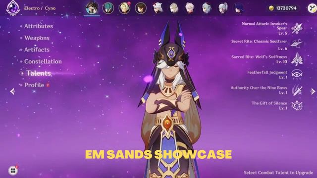 Cyno's DMG Showcase | EM Sands Vs. ATK Sands | Genshin Impact смотреть онлайн