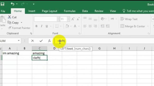 EXCEL training course | how to extract parts of a text string смотреть онлайн