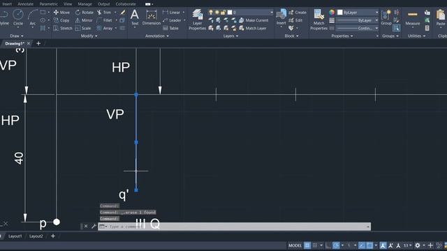 Projections of Points using AUTOCAD смотреть онлайн
