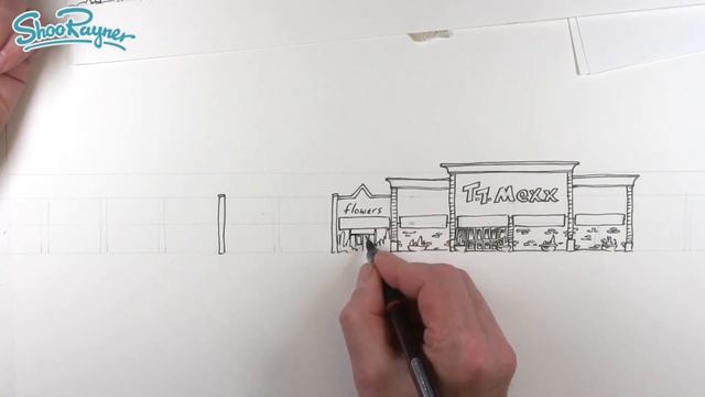 How to Draw a Strip Mall - Shopping Centre смотреть онлайн