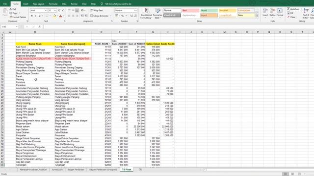 TABK dengan Ms. Excel: Parallel Simulation Trial Balance (EDP-Audit-Latihan-07) Pertemuan 13 смотреть онлайн