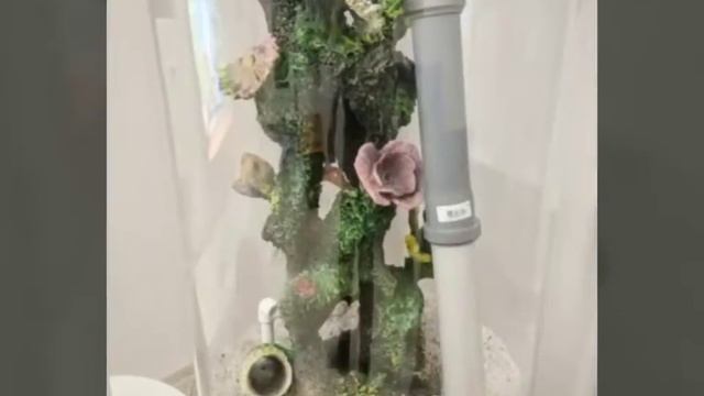 Установка цилиндрического аквариума. смотреть онлайн