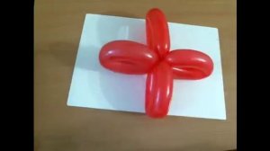 Цветок из ШДМ четырёхлепестковый