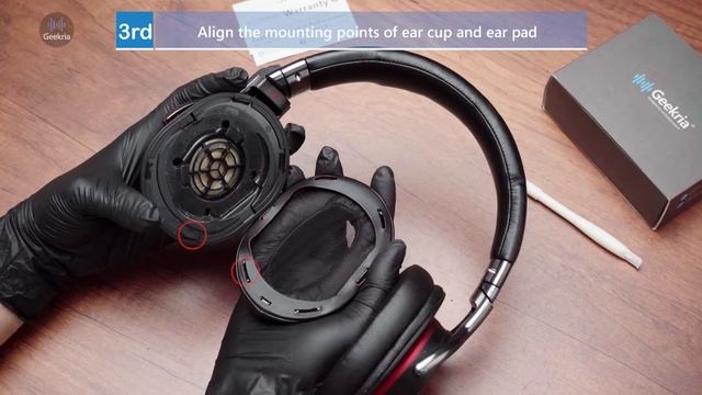 How To Replace Sony MDR-1A Headphones Ear Pads / Cushions | Geekria