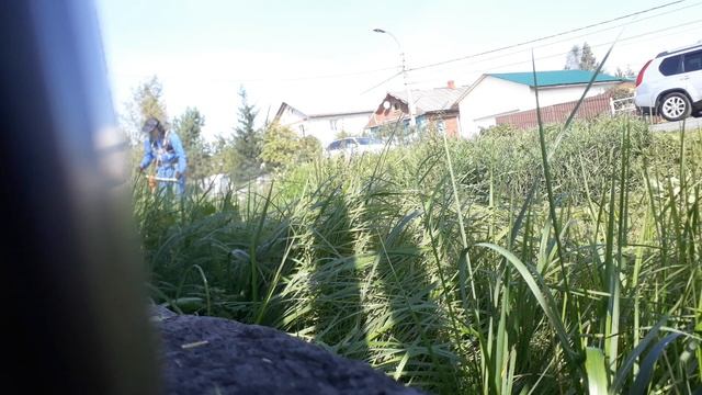 Husqvarna 555RXT покос травы смотреть онлайн