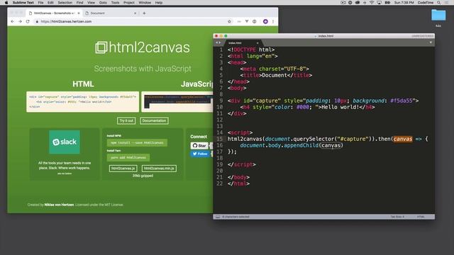 Getting Started with HTML 2 Canvas, Part 2: Setting up the Basics смотреть онлайн