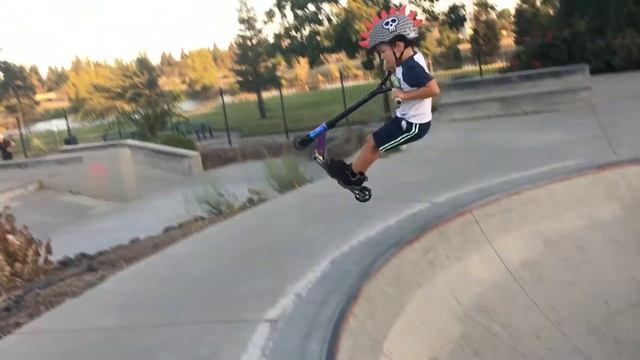 4 year old scooter kid amazing progress video смотреть онлайн