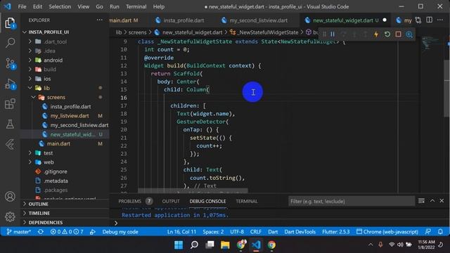 Stateful vs stateless widget in flutter and uses of text field, set state in Bangla class 19 смотреть онлайн