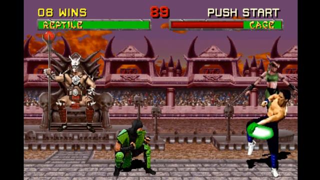 Mortal Kombat 2 (Reptile Playthrough)