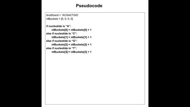 Rosalind: Counting DNA Nucleotides смотреть онлайн