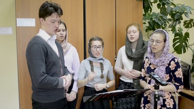 Христос Воскресе греко-латино-славянский// Христос Анэсти смотреть онлайн