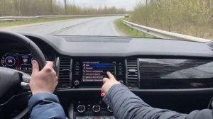 Тест-драйв Шкода Кодиак 1,4(150л.с.)  передний привод, завод VOLKSWAGEN г. Калуга