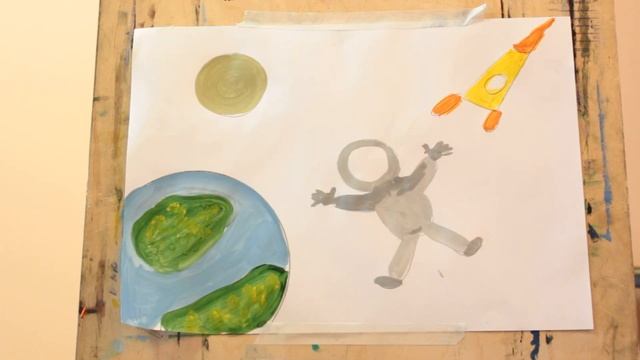 Рисуем дома. Космос смотреть онлайн