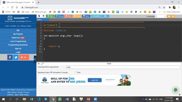 TWC - 27 - Zoho Interview Program - String Pattern in C смотреть онлайн