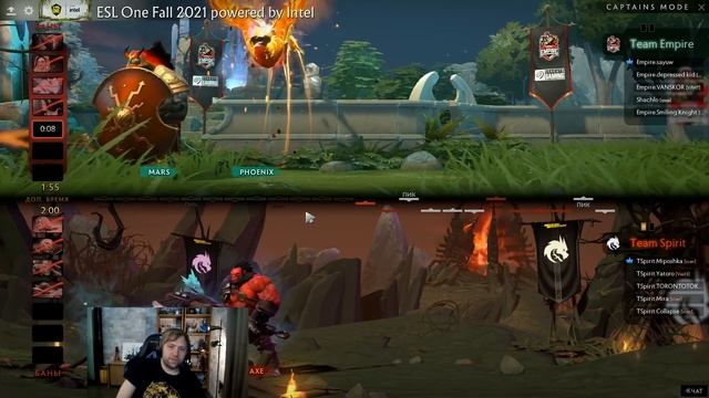 Просмотр игры Team Empire vs Team Spirit | Плей-офф ESL One Fall 2021 | Нижняя сетка | NS смотреть онлайн