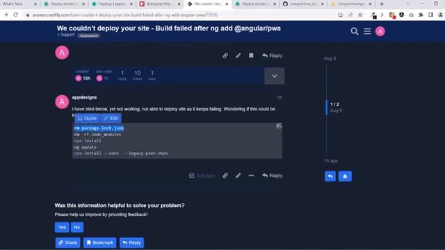 Deploy failed Netlify - Solved смотреть онлайн