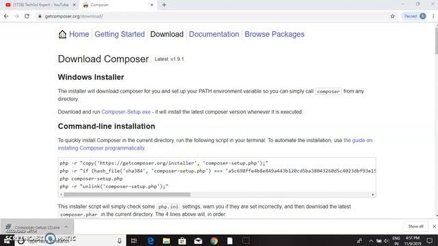 how to install composer | install composer | php composer | getcomposer смотреть онлайн