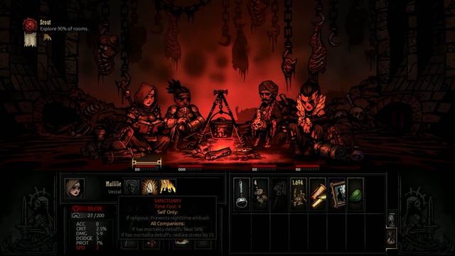 Prep | Darkest Dungeon Pitch Black Mod Dark Run 19