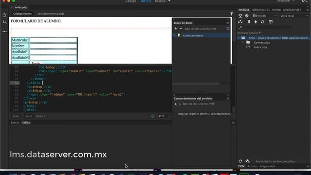 Insert PHP MySQL con Dreamweaver 2020 смотреть онлайн