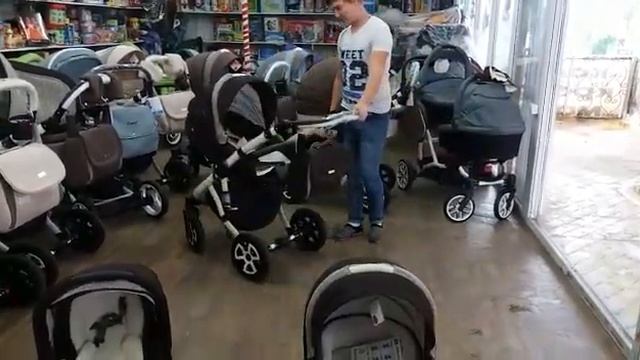 коляска адамекс барлетта 3в1 серая с чёрным 15062016 смотреть онлайн