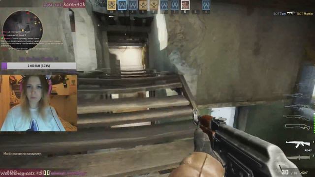 Stream Highlights #9: БОТЫ CS:GO атакуют! :D смотреть онлайн