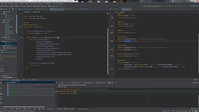[5] Create Repository, DTO and Service layer смотреть онлайн