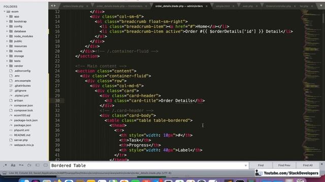 #136 Make E-Commerce in Laravel 8 | Orders Module in Admin Panel (II) | Show Complete Order Details смотреть онлайн