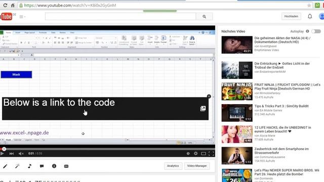 40_Create time tracking application in Excel itself. Enable command button "Sheet view". смотреть онлайн