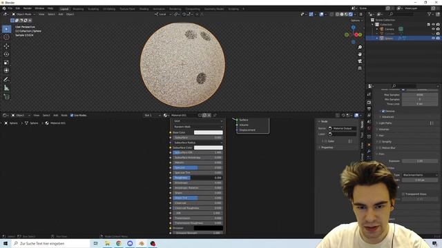 How to create a Bowling ball in 1+1 in Blender смотреть онлайн