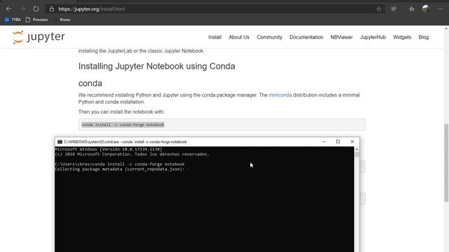 COMO Instalar JUPYTER NOTEBOOK y Python ? смотреть онлайн