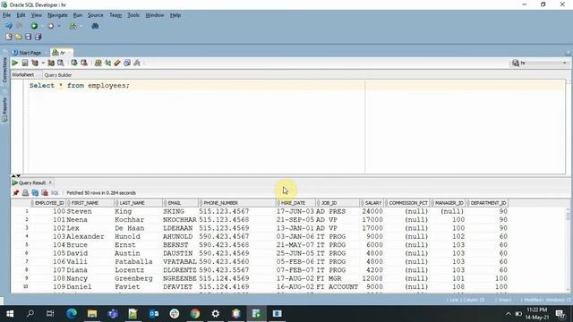 How to change Oracle Database password || Changing HR password in SQL Developer смотреть онлайн