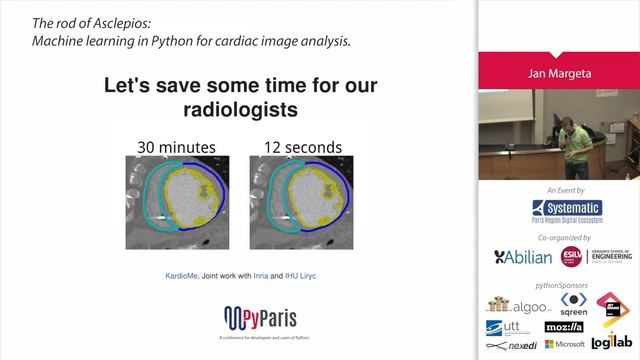 PyParis 2017 - Machine learning in Python for cardiac image analysis by Jan Margeta смотреть онлайн