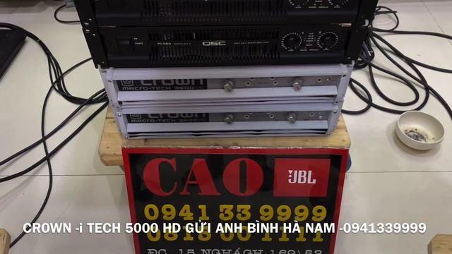 Đẩy CROWN l-Tech 5000HD Model Cao Cấp Nhất Của Hãng - GỬI A. BÌNH HÀ NAM l CAO JBL | 0941.33.9999 смотреть онлайн