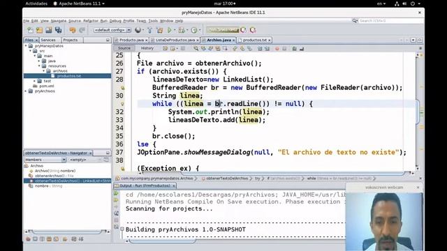 Leer archivos de Texto en Java смотреть онлайн
