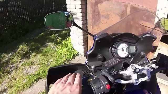 установка защиты рук на Suzuki GSX650F/1250F смотреть онлайн