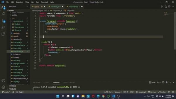 Forwarding Refs in React JS | #React JS | EP-14