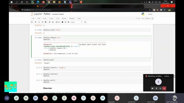 List,Tuple, Sets and Dictionary (non primitive datatype) in Python - Part 5 - Workshop content смотреть онлайн