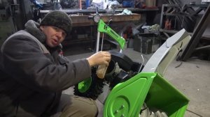 Сборка и тест самоходного бензинового снегоуборщика REDVERG RD-SB56/7E