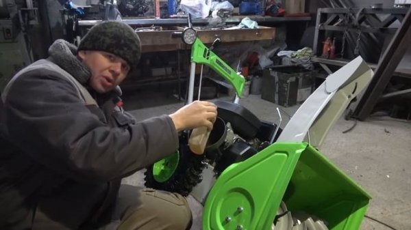 Сборка и тест самоходного бензинового снегоуборщика REDVERG RD-SB56/7E