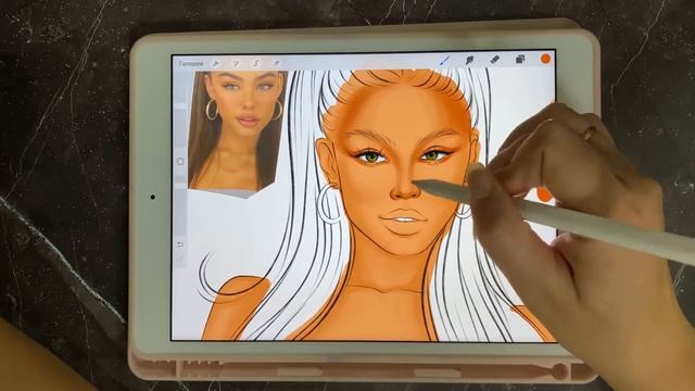 Рисуем девушку в Procreate. Часть 1. Проработка кожи смотреть онлайн