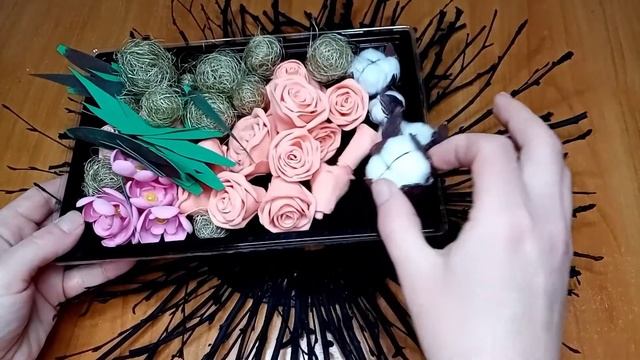 DIY/Весенний декор для дома. Венок на дверь своими руками. смотреть онлайн