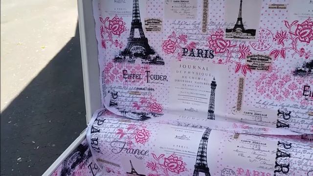 How to make a vintage suitcase lining by My Repurposed Life смотреть онлайн