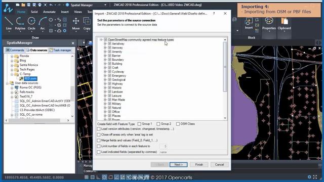 First Preview: Importing 4 (OpenStreetMap) - 'Spatial Manager for ZWCAD' - Blog смотреть онлайн