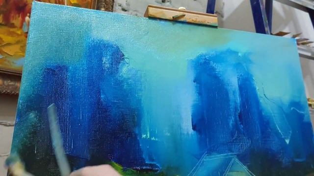 Как начать писать маслом ... смотреть онлайн